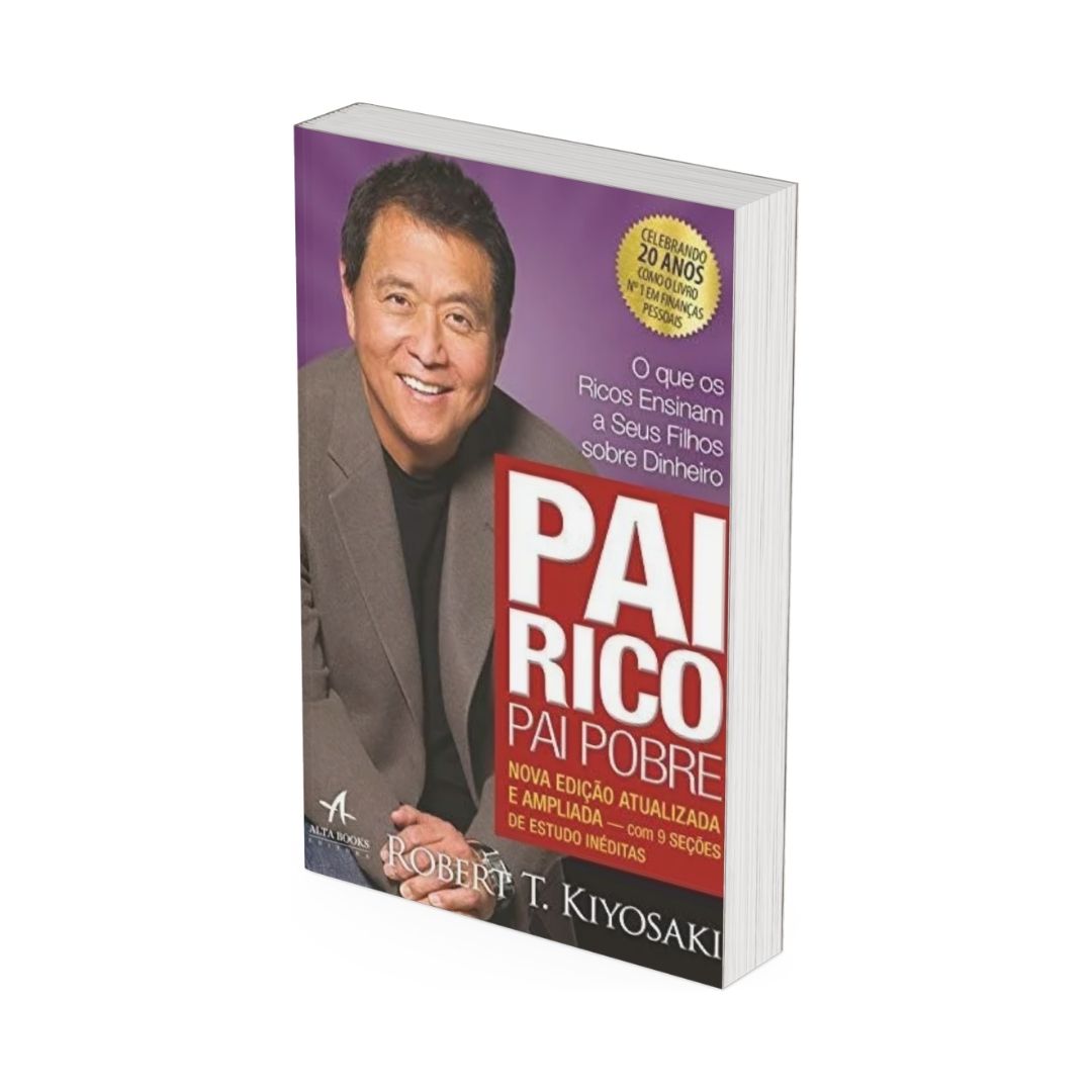 Pai rico pai pobre, livro pdf, livro digital, livro fisico, ebook, audiobook, book